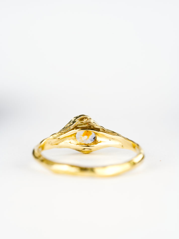 Lydian Orange Montana Sapphire Ring - 0.94ct
