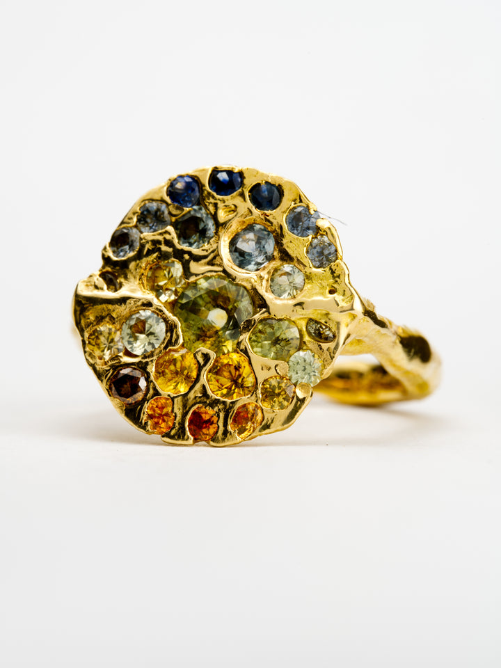 Mayana Montana Sapphire Ring, handcrafted by Rigby Leigh