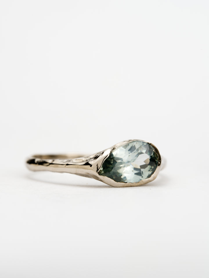 Misty Blue Montana Sapphire Ring - 1.32ct