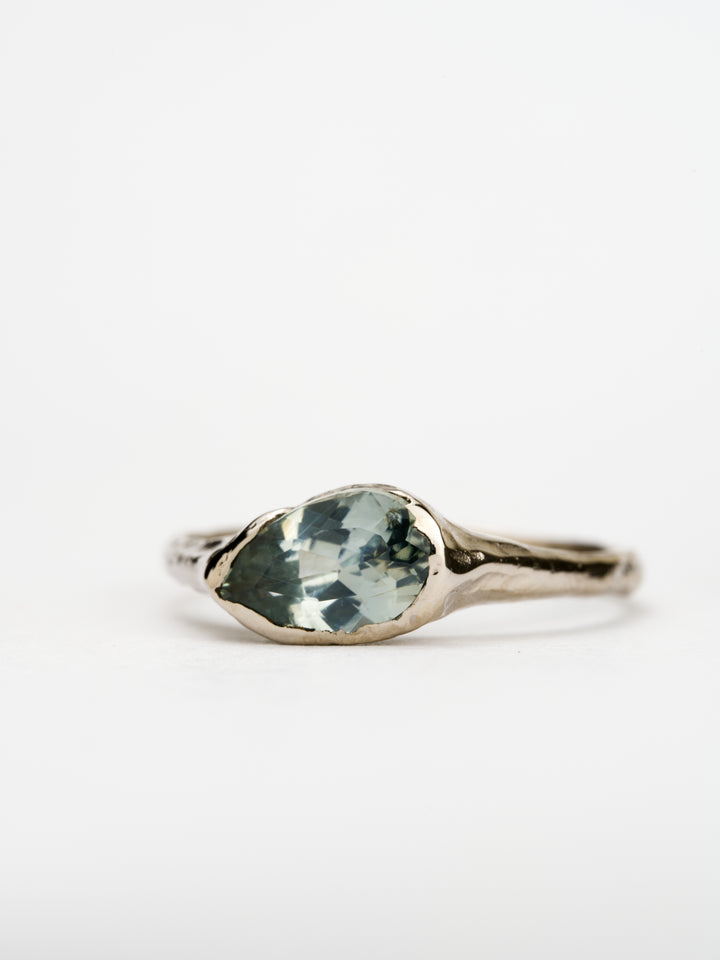 Misty Blue Montana Sapphire Ring - 1.32ct