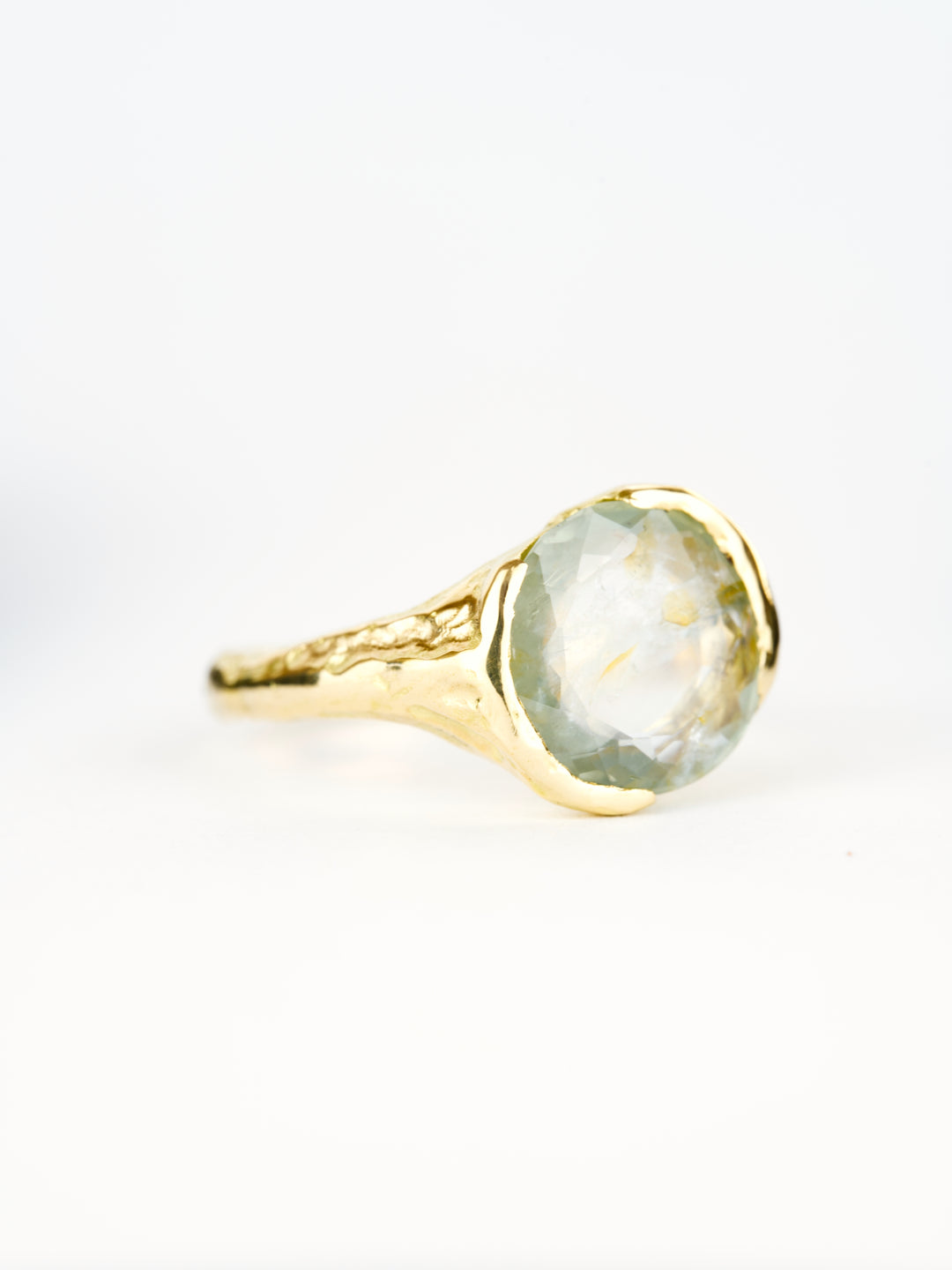 Misty Green Montana Sapphire Ring - 2.705ct