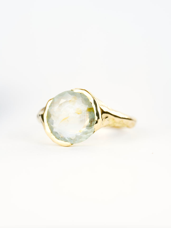 Misty Green Montana Sapphire Ring - 2.705ct