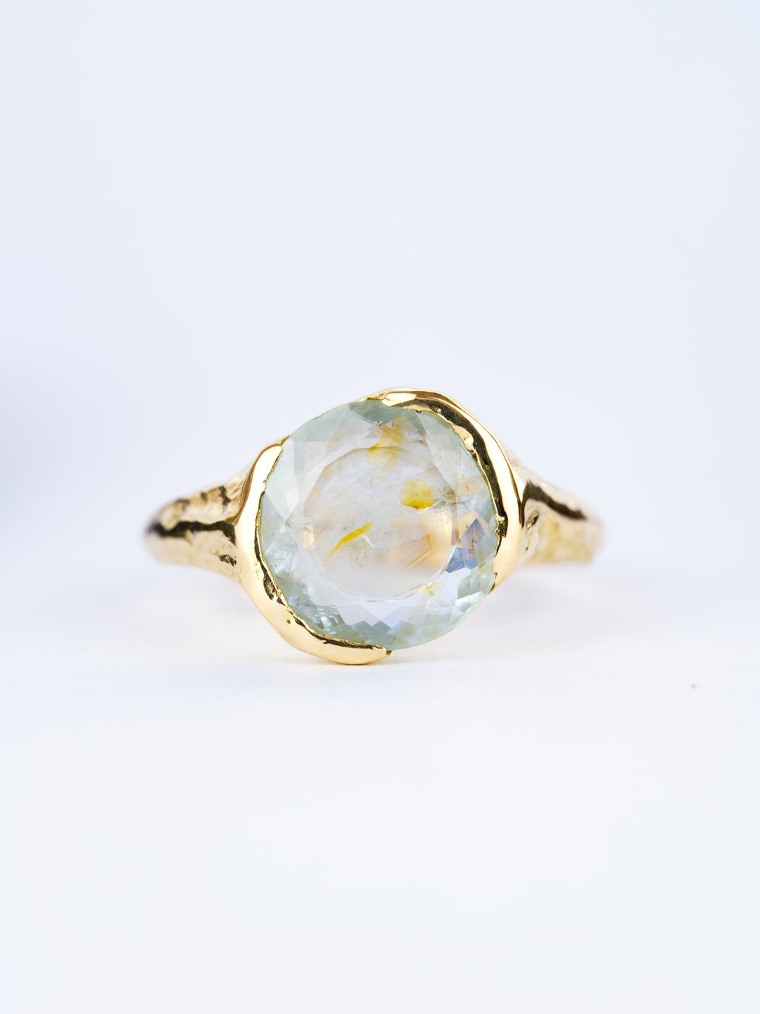 Misty Green Montana Sapphire Ring - 2.705ct