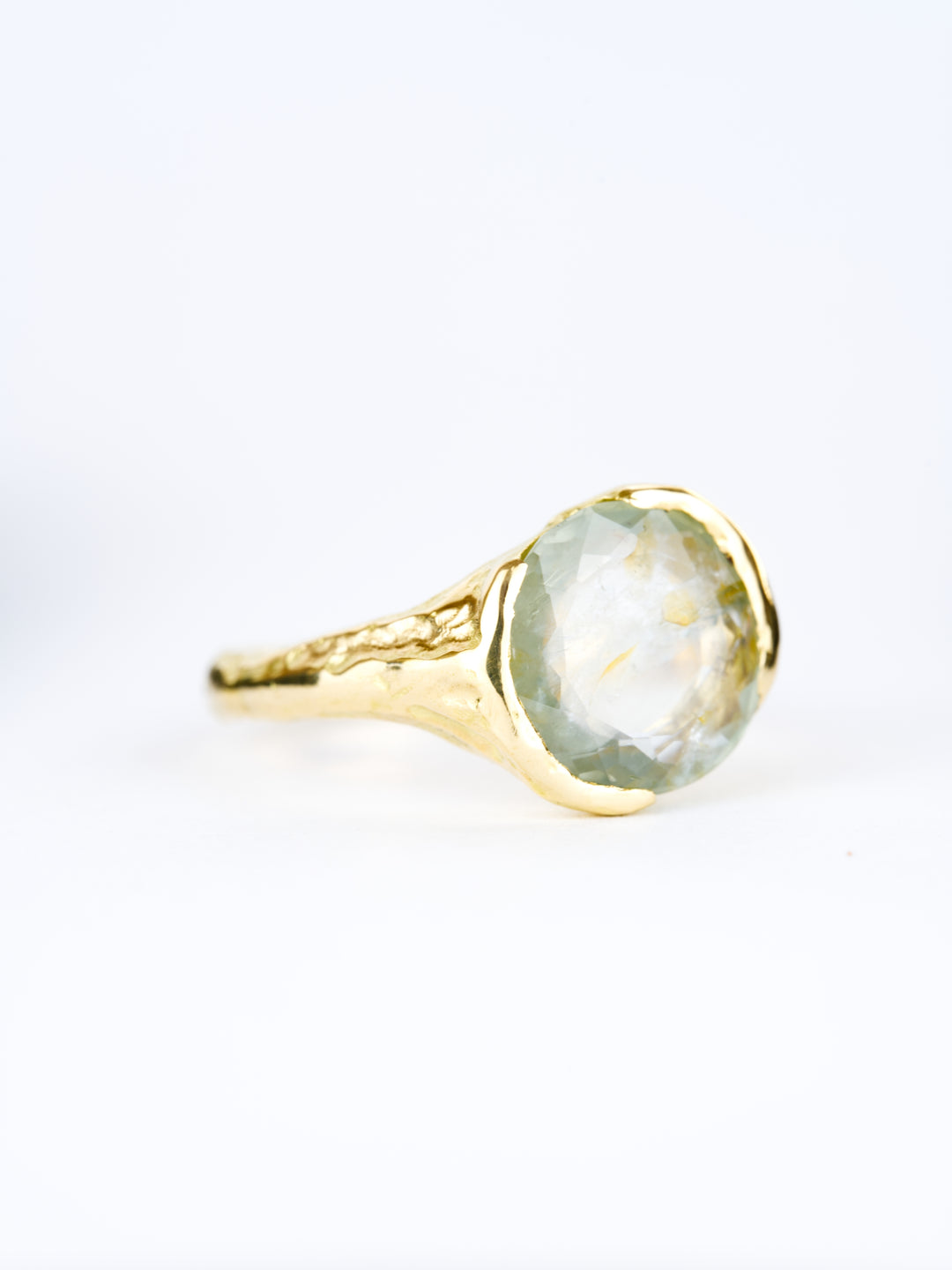 Misty Green Montana Sapphire Ring - 2.705ct