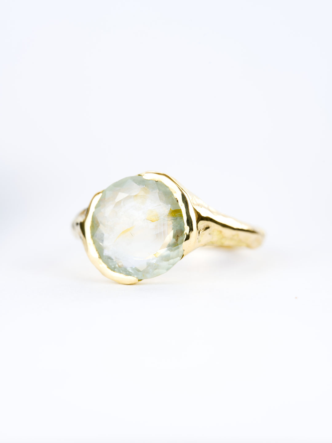Misty Green Montana Sapphire Ring - 2.705ct
