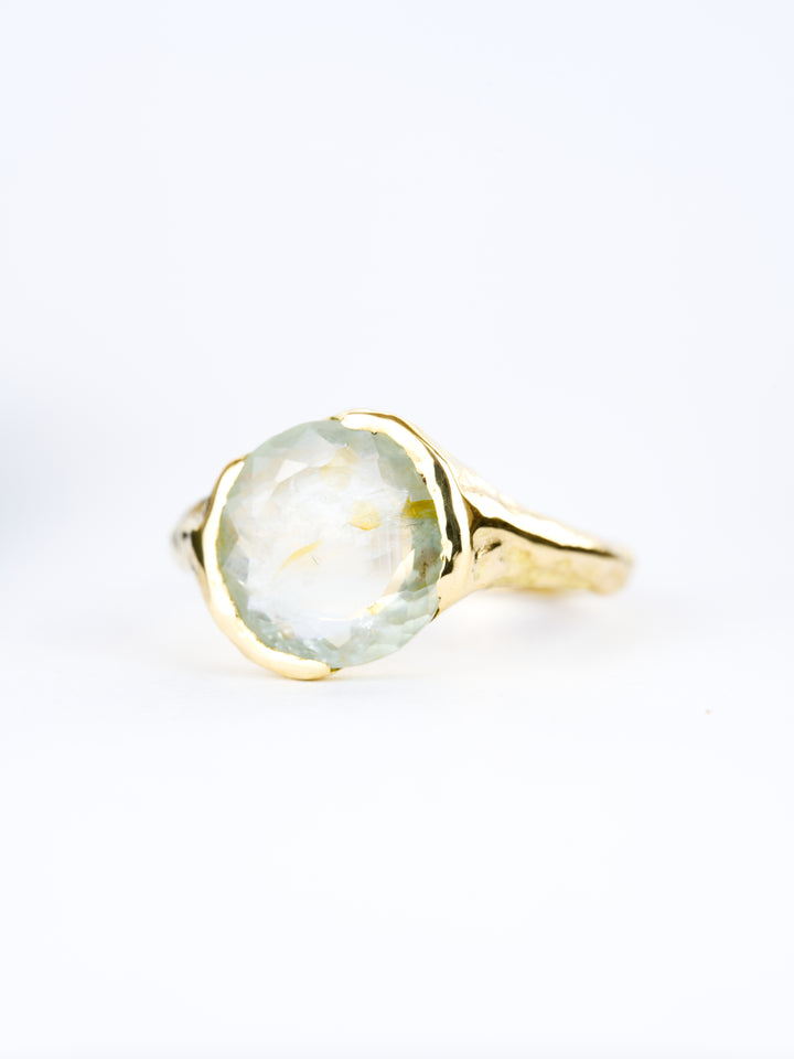 Misty Green Montana Sapphire Ring - 2.705ct