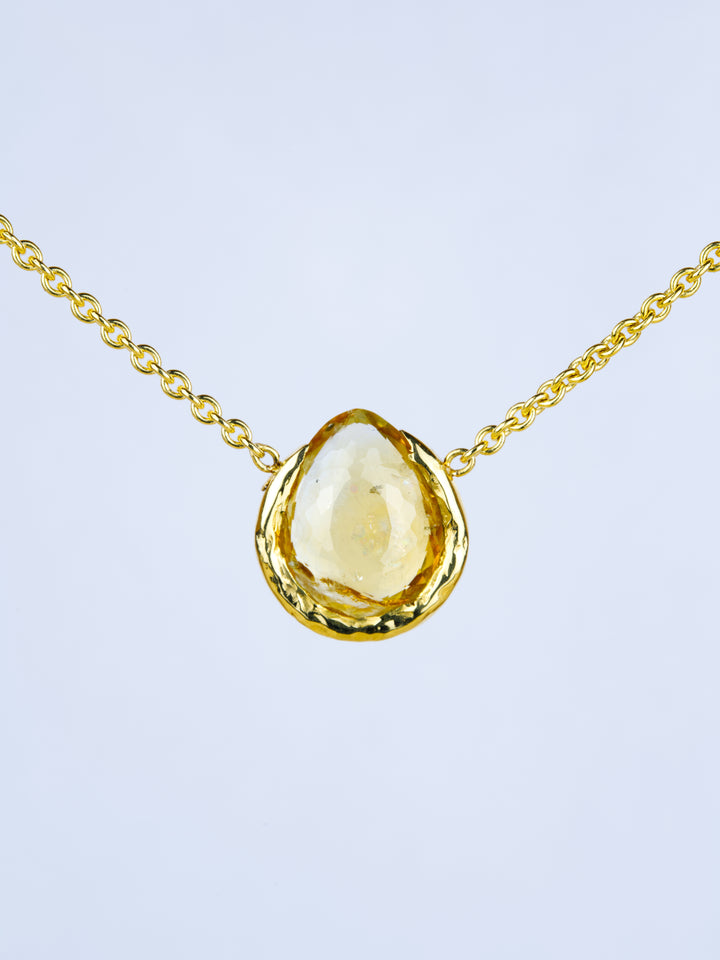 Desert Orange Montana Sapphire | Necklace