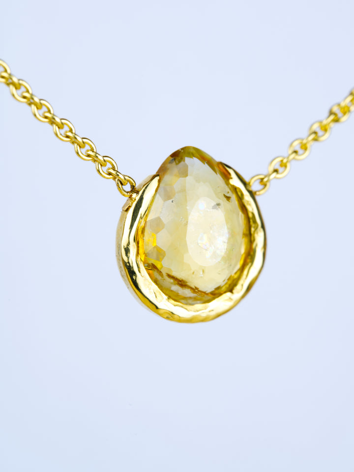 Desert Orange Montana Sapphire | Necklace