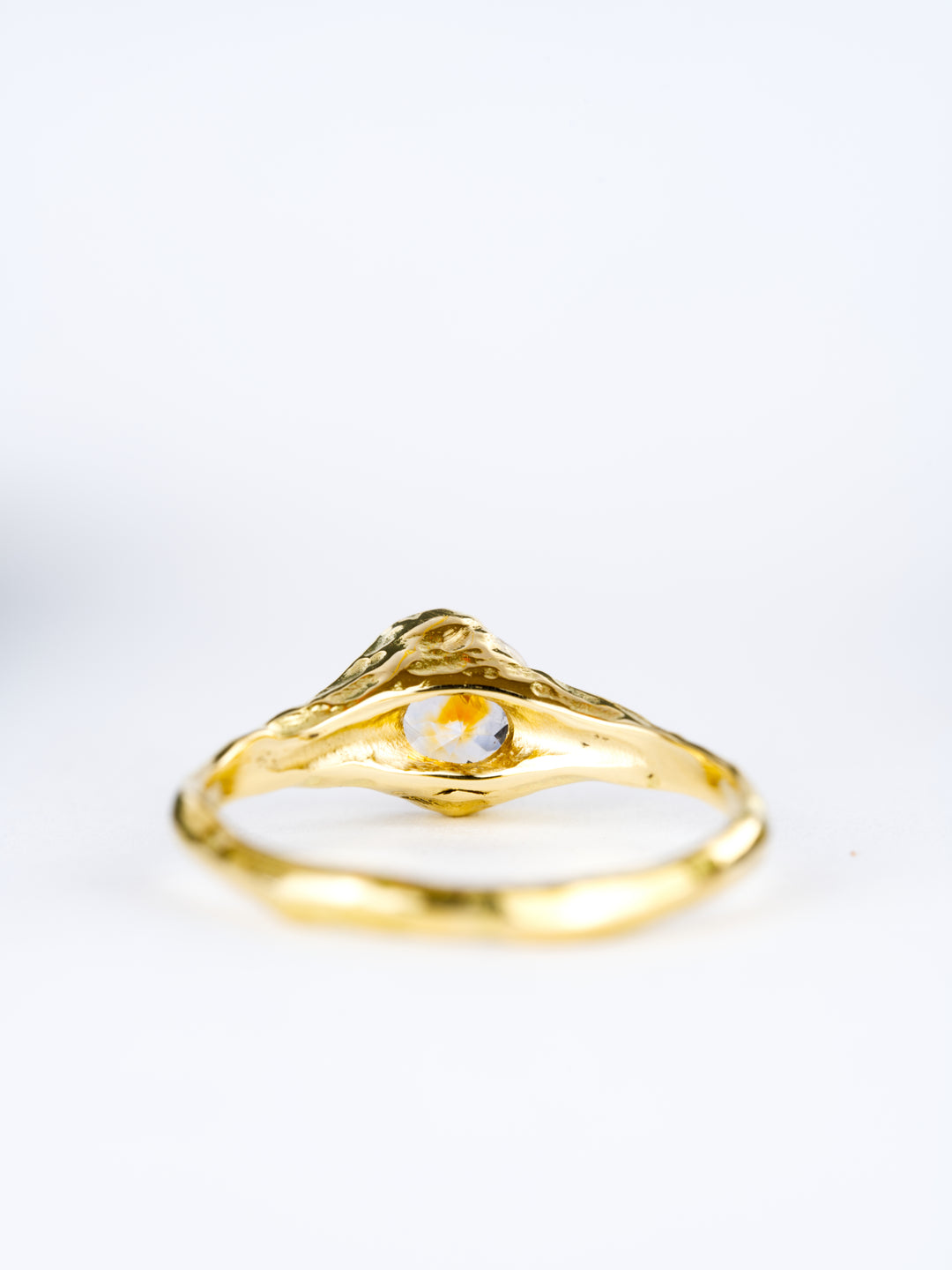 Lydian Orange Montana Sapphire Ring - 0.94ct