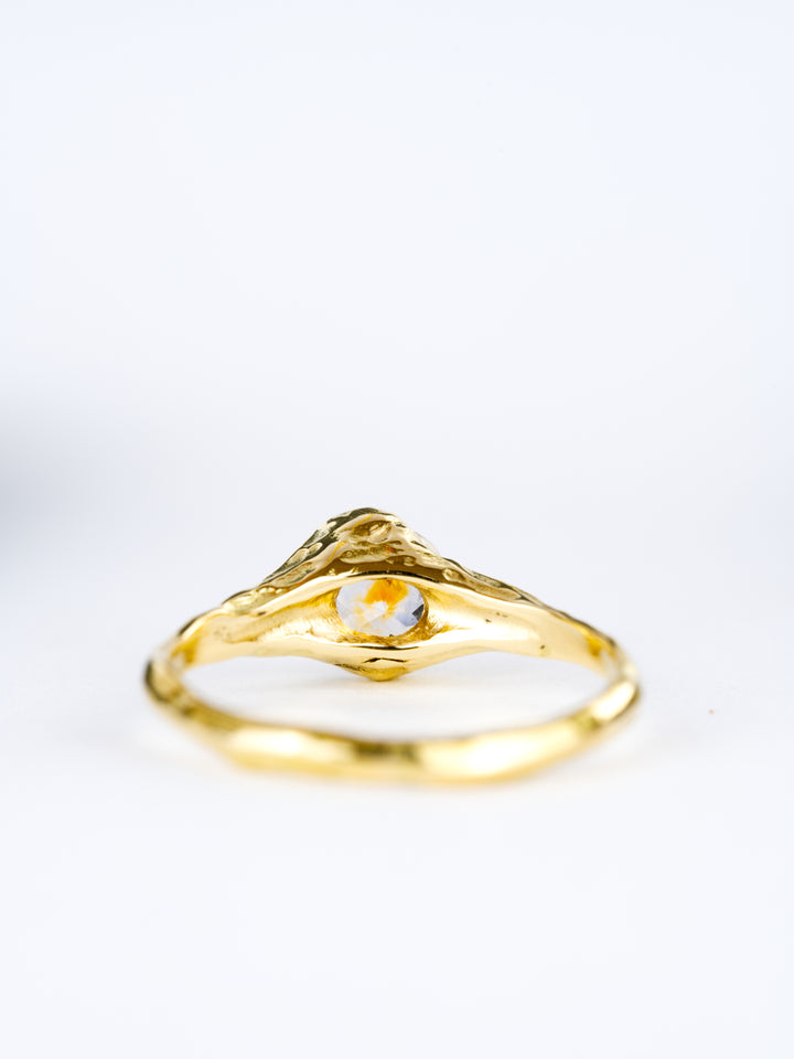Lydian Orange Montana Sapphire Ring - 0.94ct