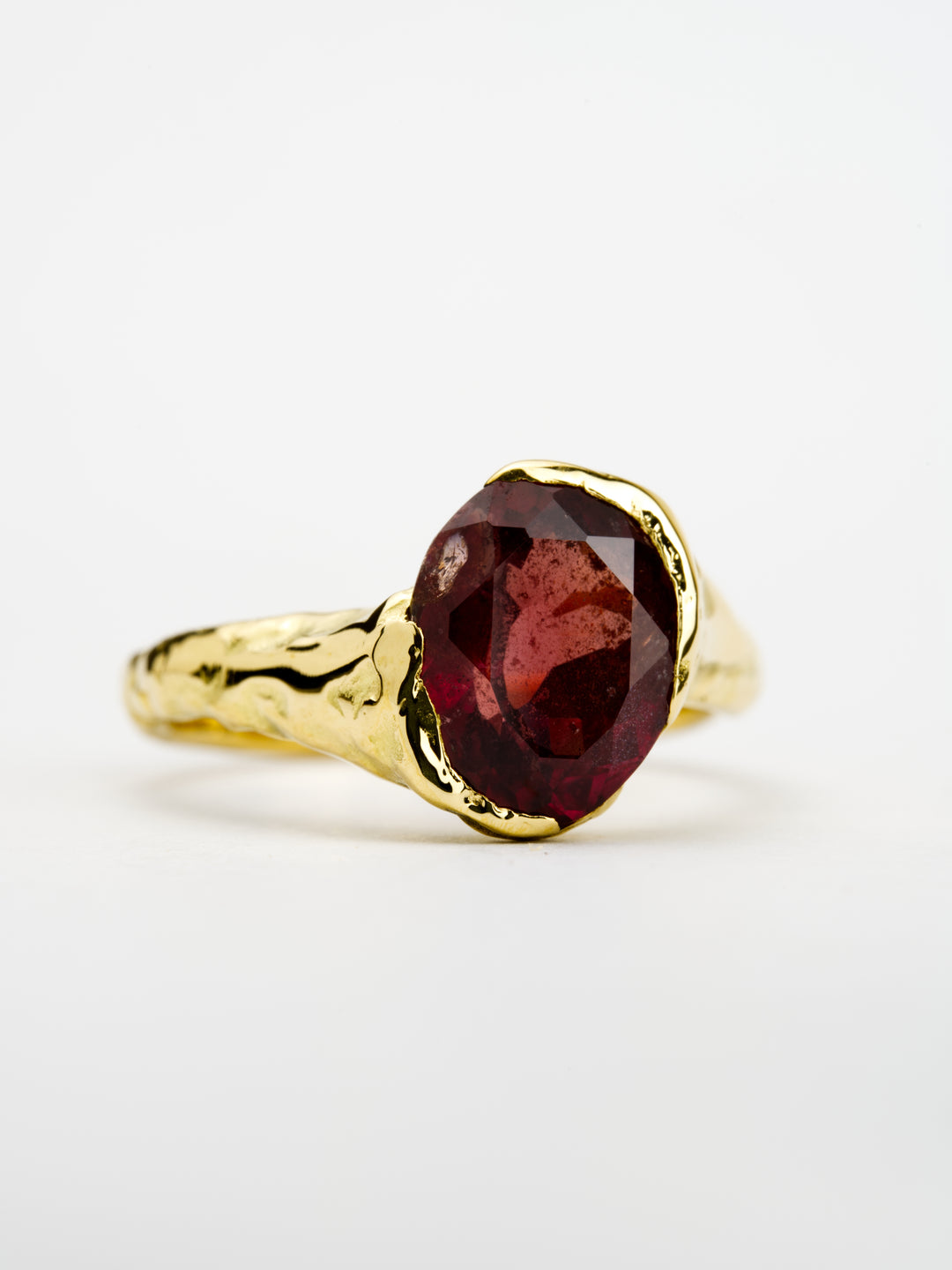 Persephone Red Ruby Ring - 3.135, handcrafted by Rigby Leigh