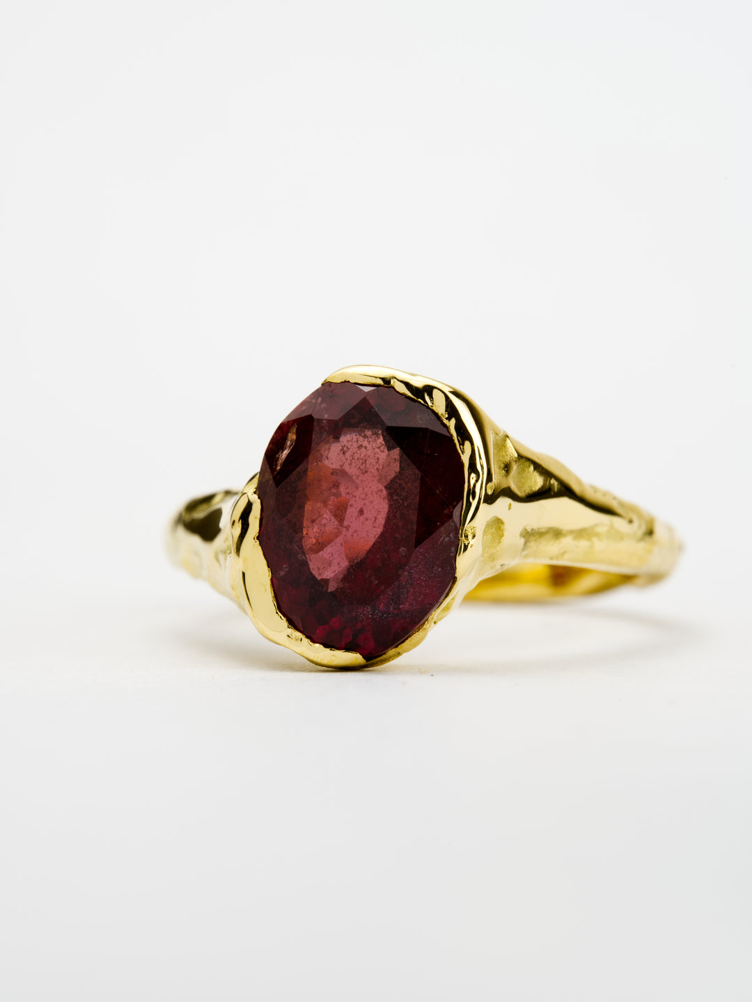 Persephone Red Ruby Ring - 3.135, handcrafted by Rigby Leigh