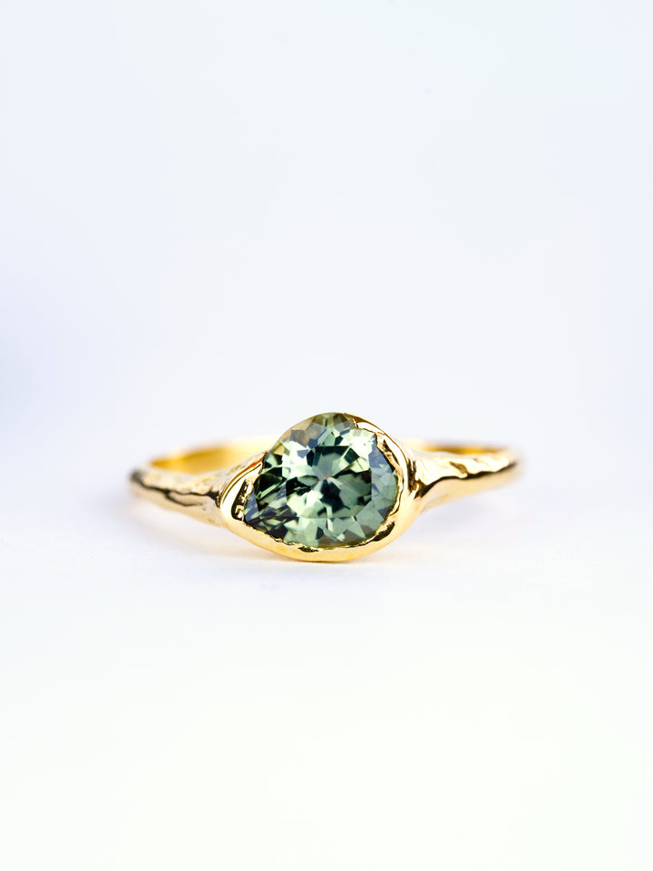 Sage Green Montana Sapphire Ring - 1.175ct