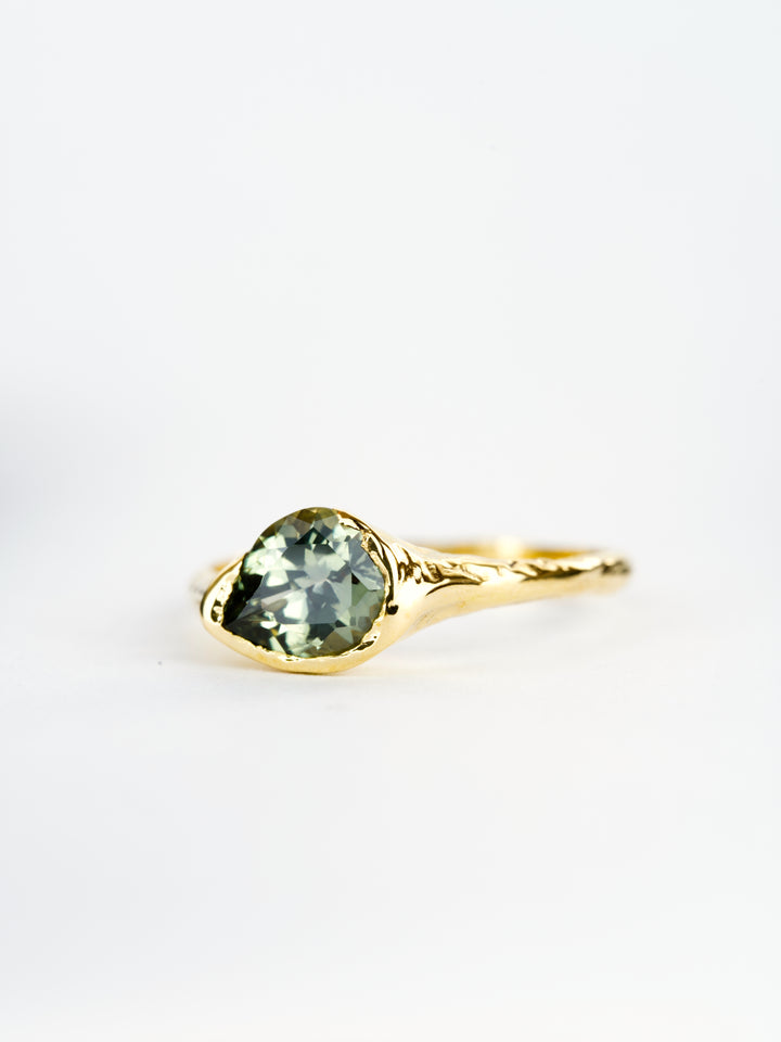Sage Green Montana Sapphire Ring - 1.175ct