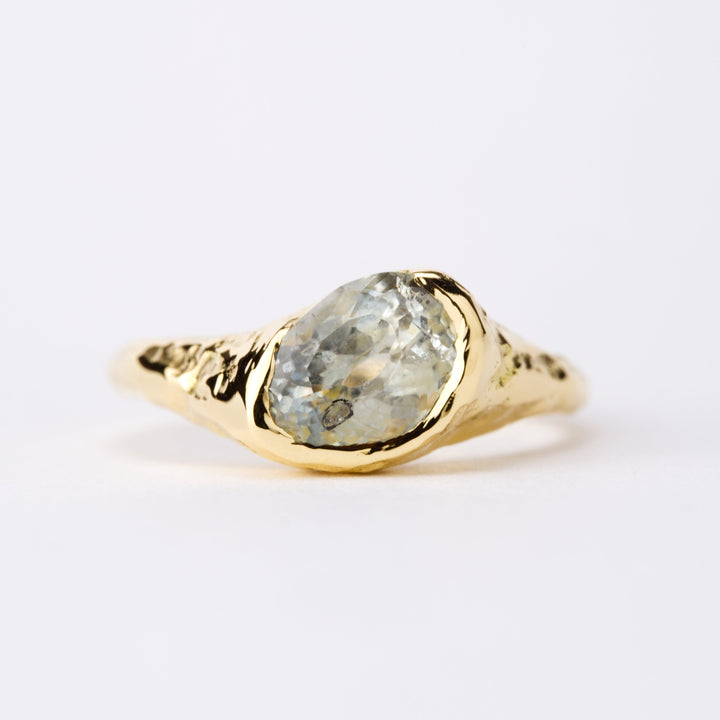 Seashore Blue Montana Sapphire Ring - 1.6ct