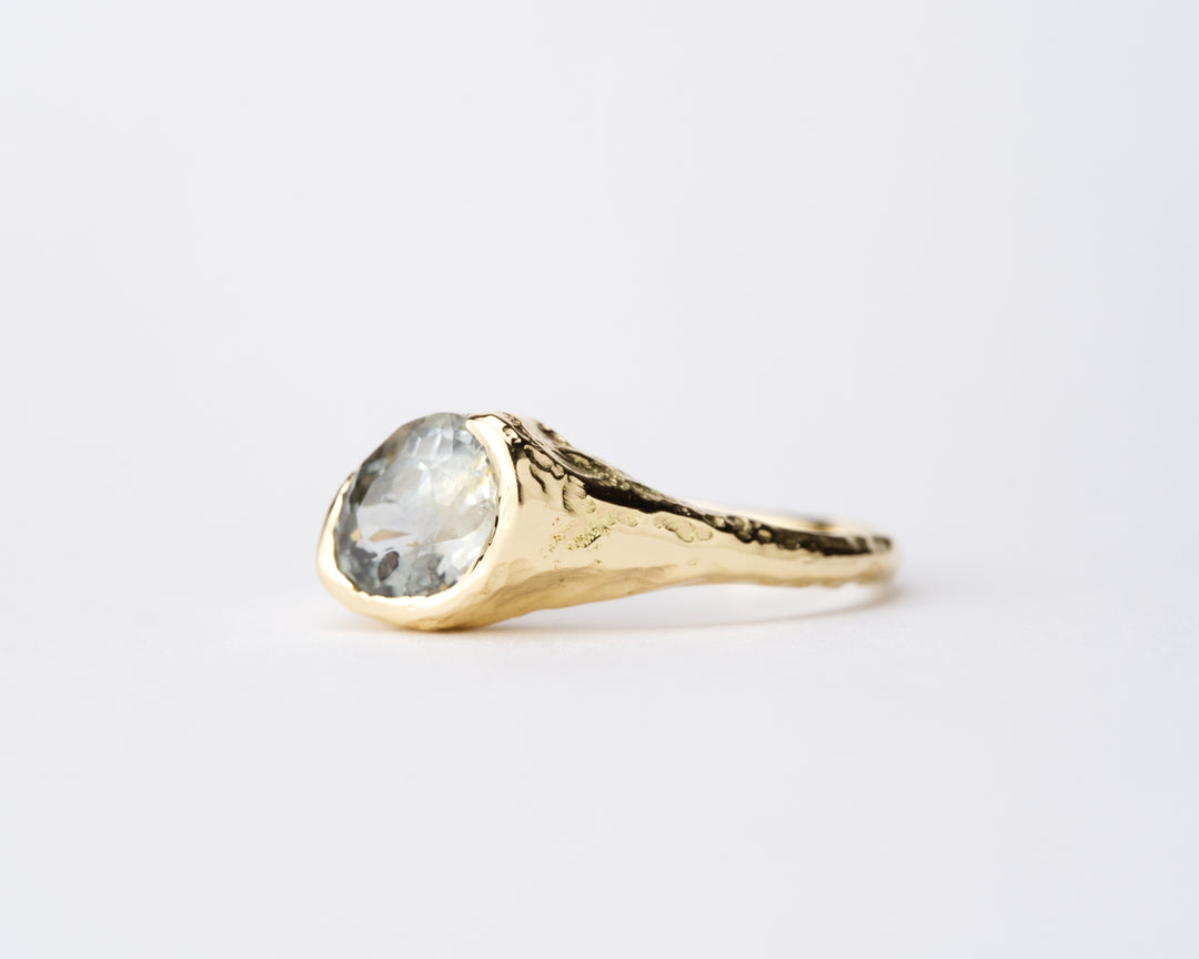 Seashore Blue Montana Sapphire Ring - 1.6ct