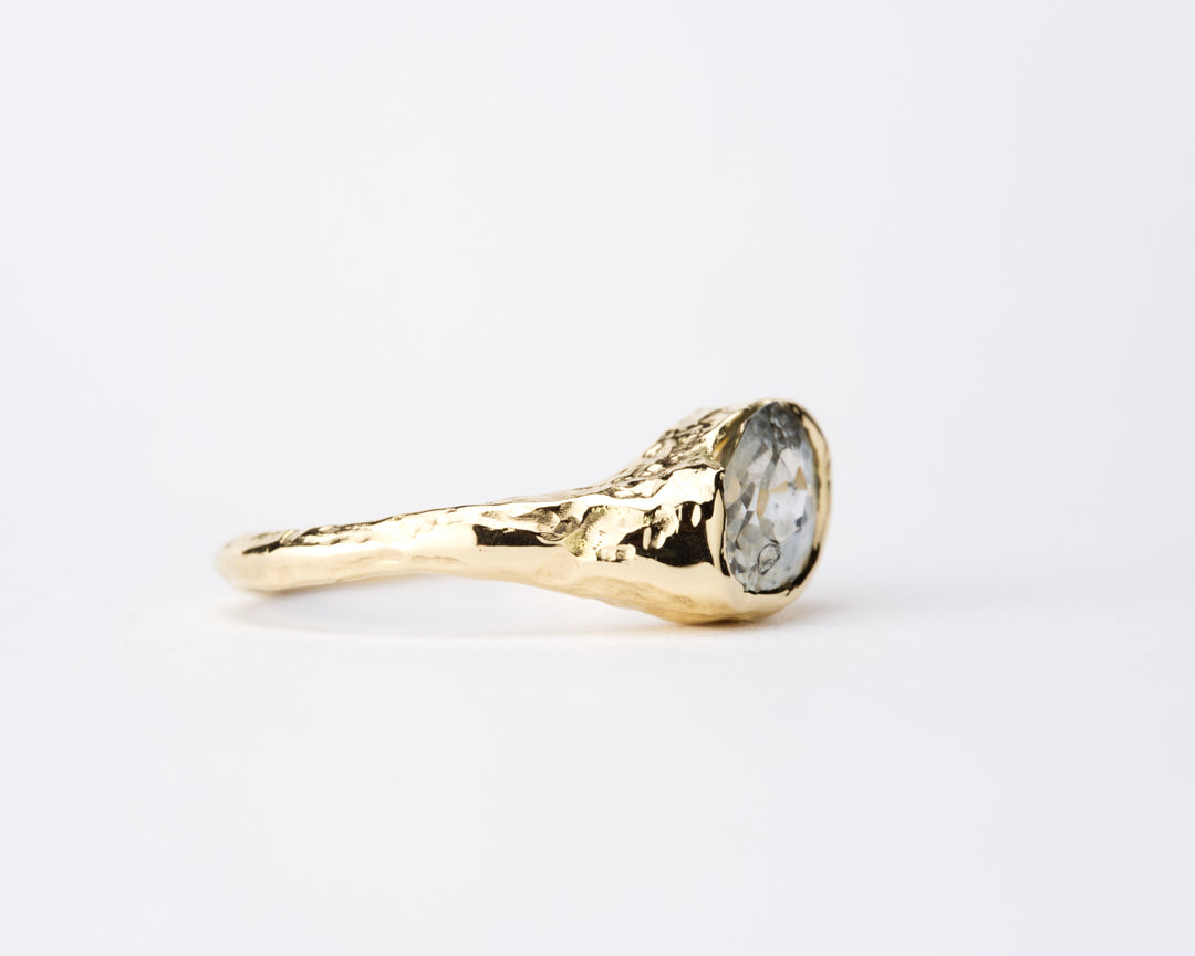 Seashore Blue Montana Sapphire Ring - 1.6ct