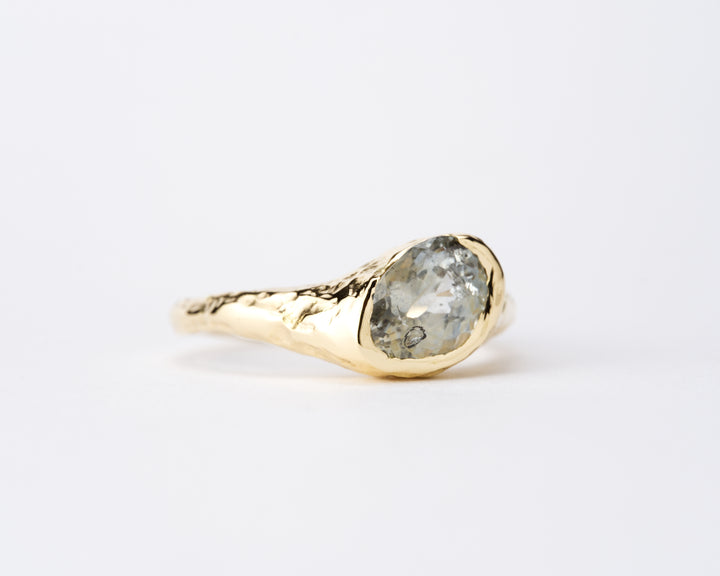 Seashore Blue Montana Sapphire Ring - 1.6ct