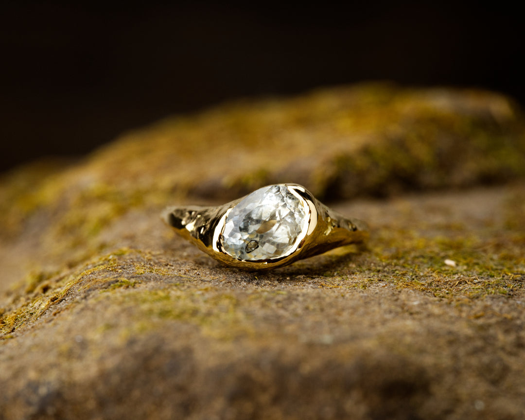 Seashore Blue Montana Sapphire Ring - 1.6ct