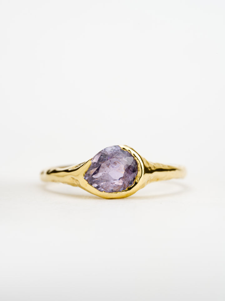 Thistle Violet Montana Sapphire Ring - 1.01ct, handmade by Rigby Leigh