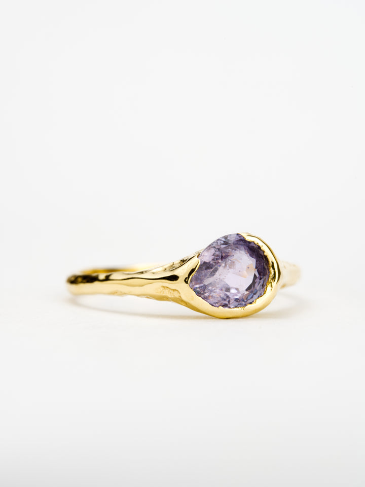 Thistle Violet Montana Sapphire Ring - 1.01ct, handmade by Rigby Leigh