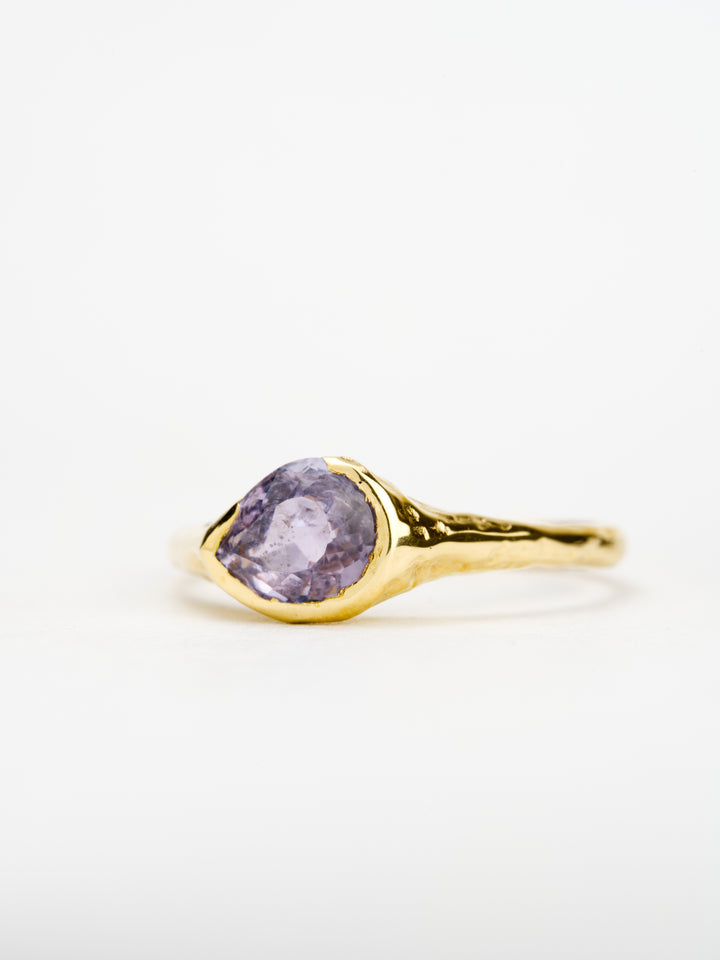 Thistle Violet Montana Sapphire Ring - 1.01ct, handmade by Rigby Leigh