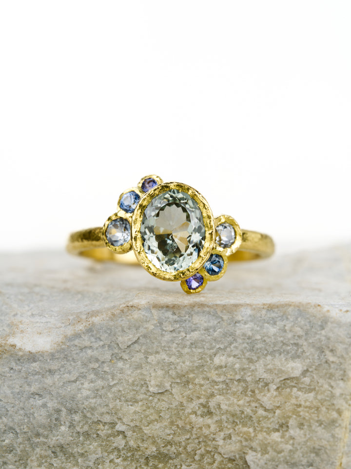 Mist White Montana Sapphire Ring - 1.47ct