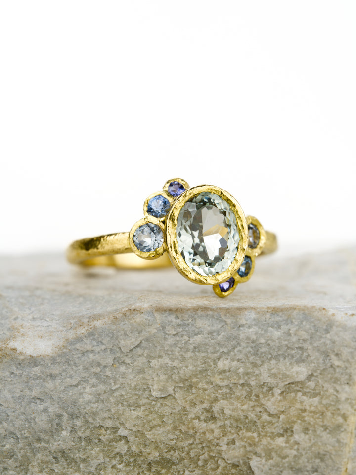 Mist White Montana Sapphire Ring - 1.47ct