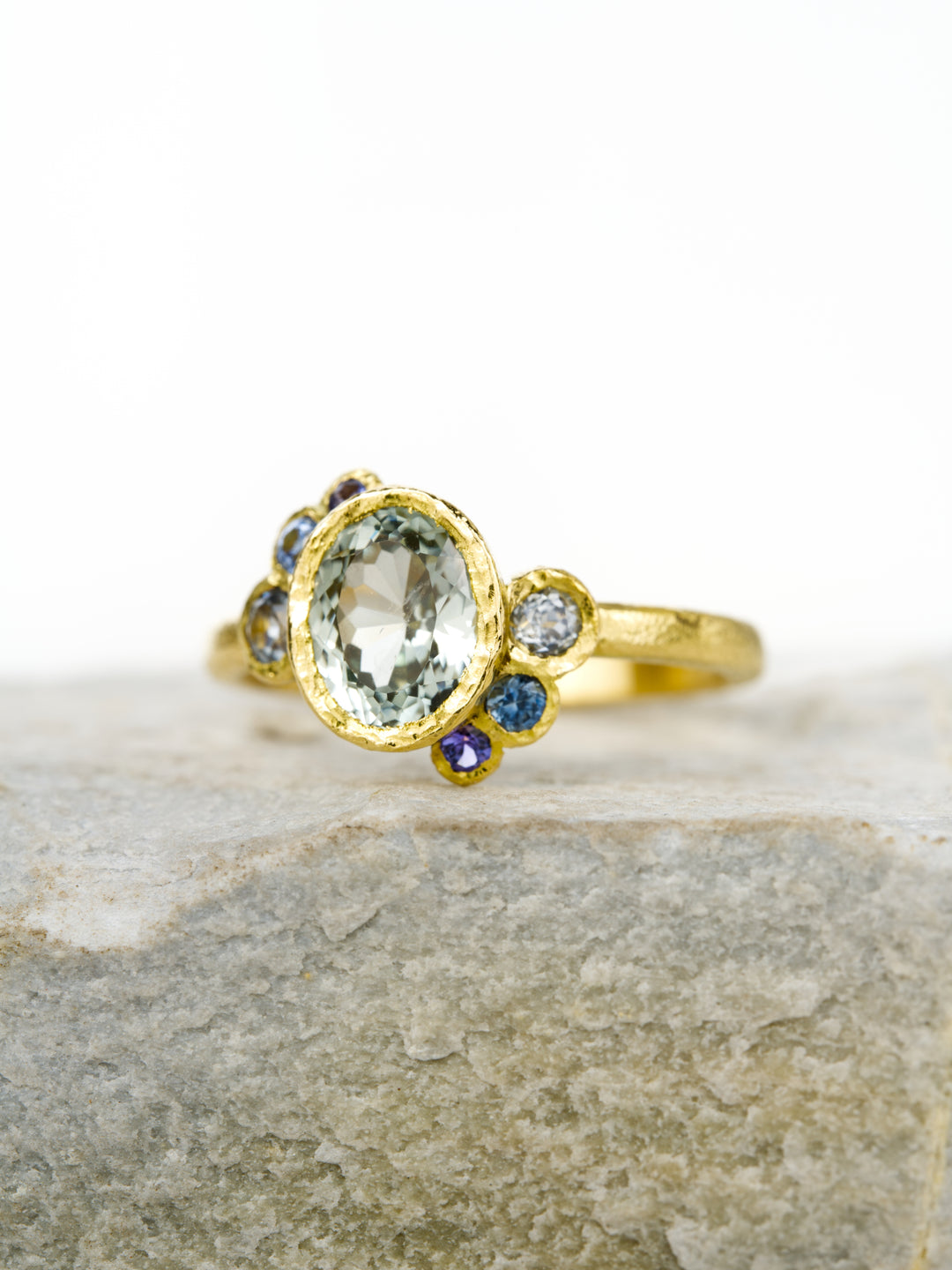 Mist White Montana Sapphire Ring - 1.47ct