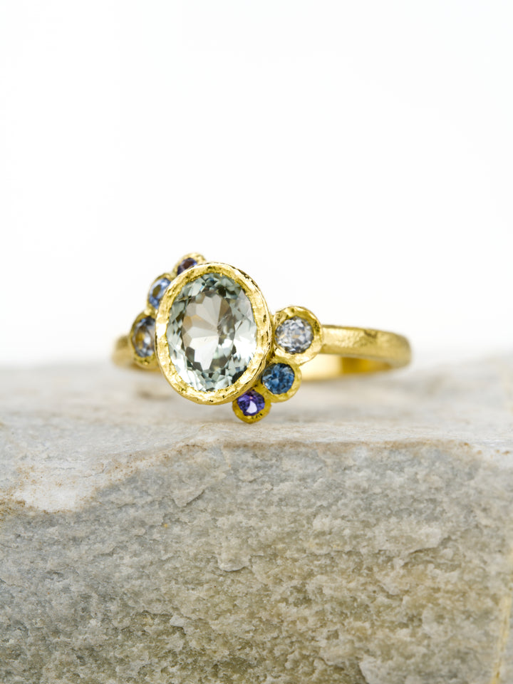 Mist White Montana Sapphire Ring - 1.47ct