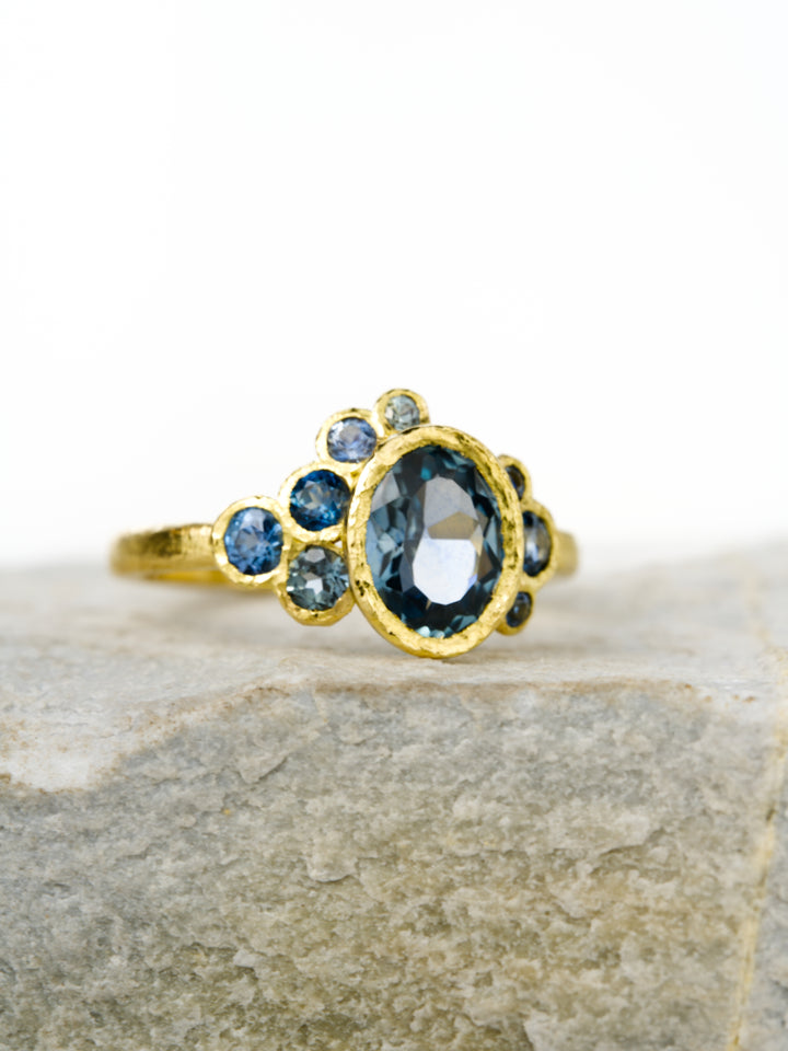 Aegean Blue Montana Sapphire Ring - 1.44ct