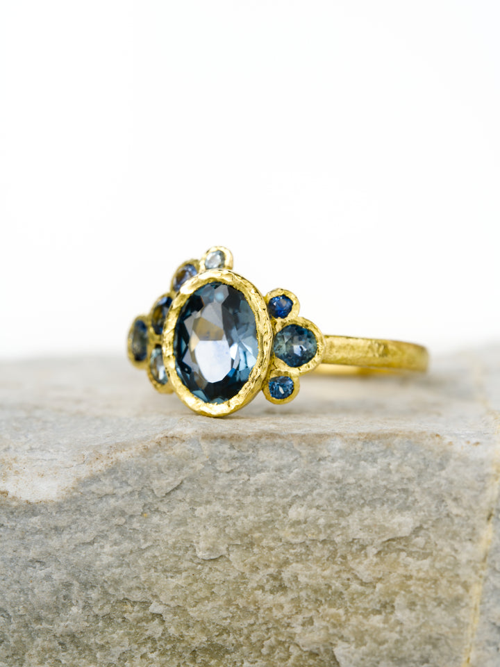 Aegean Blue Montana Sapphire Ring - 1.44ct