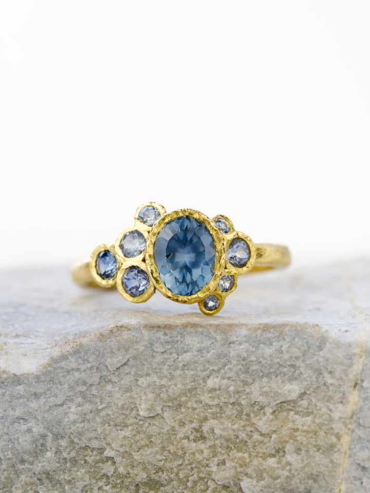 Baltic Blue Montana Sapphire Ring - 1.25ct