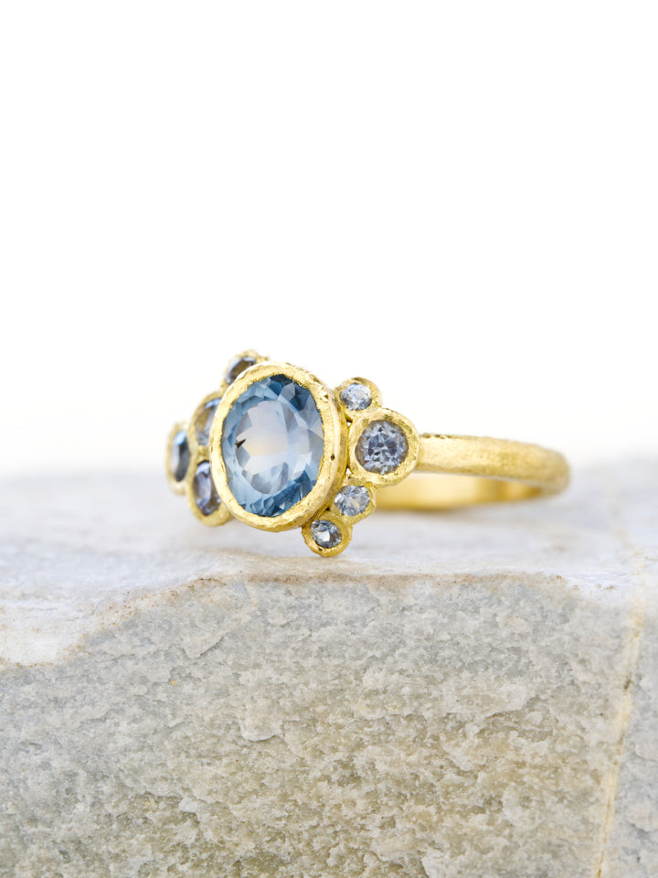 Baltic Blue Montana Sapphire Ring - 1.25ct