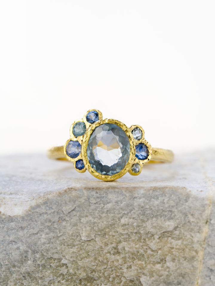 Caspian Blue Montana Sapphire Ring - 1.46ct