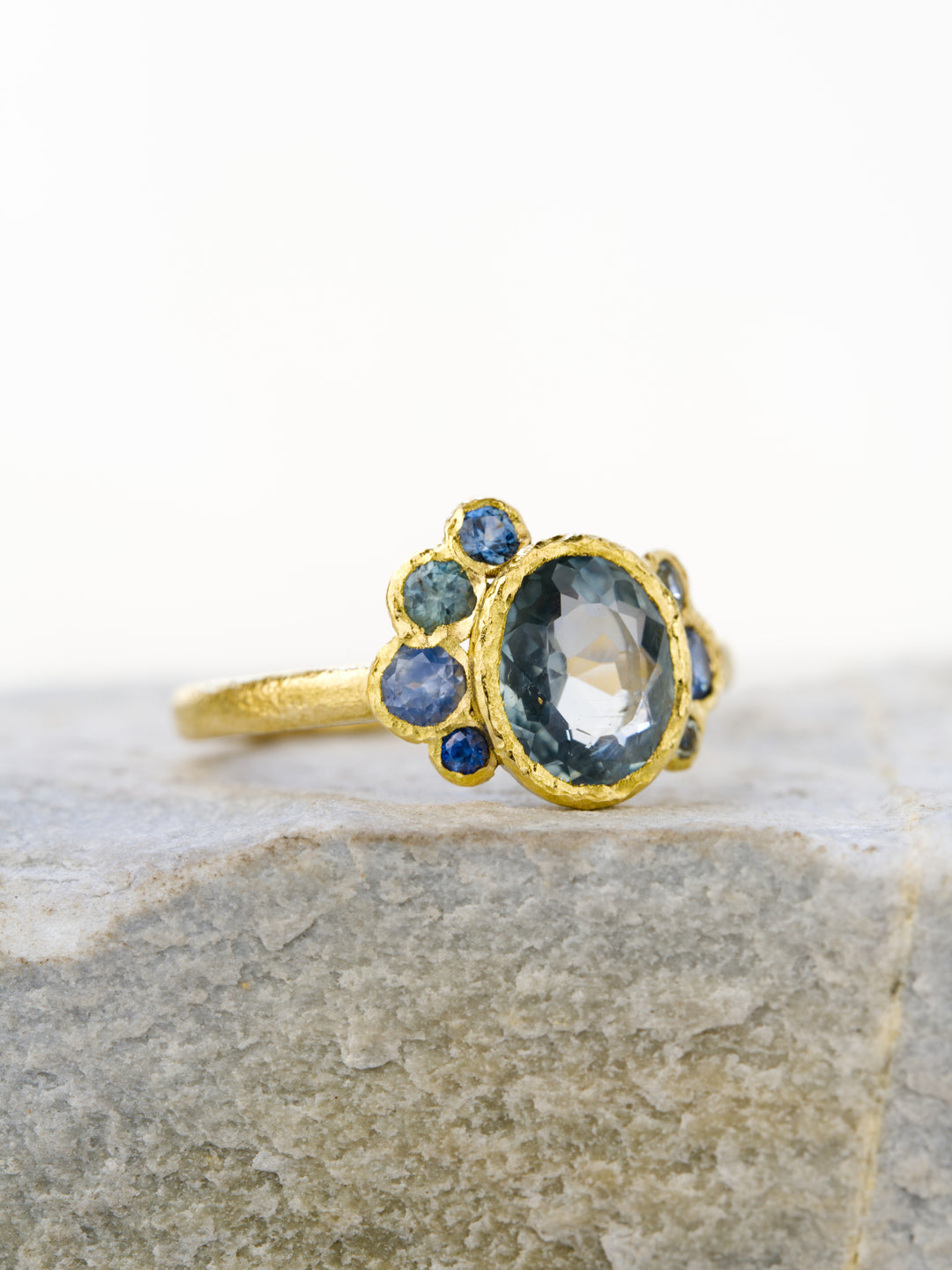 Caspian Blue Montana Sapphire Ring - 1.46ct