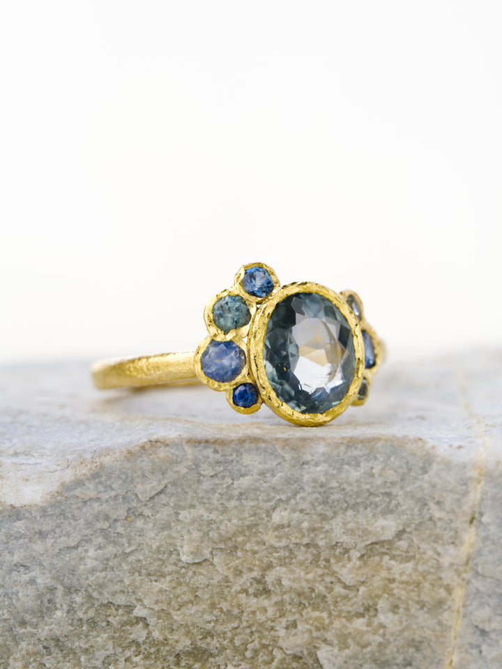 Caspian Blue Montana Sapphire Ring - 1.46ct