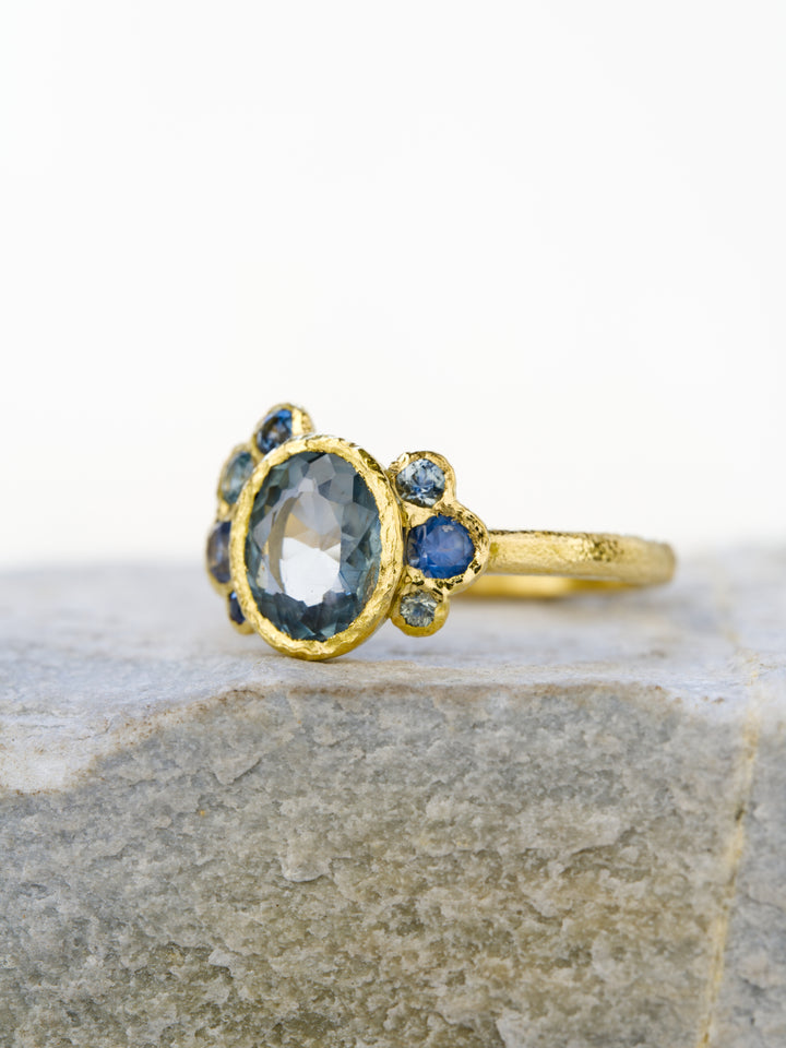 Caspian Blue Montana Sapphire Ring - 1.46ct