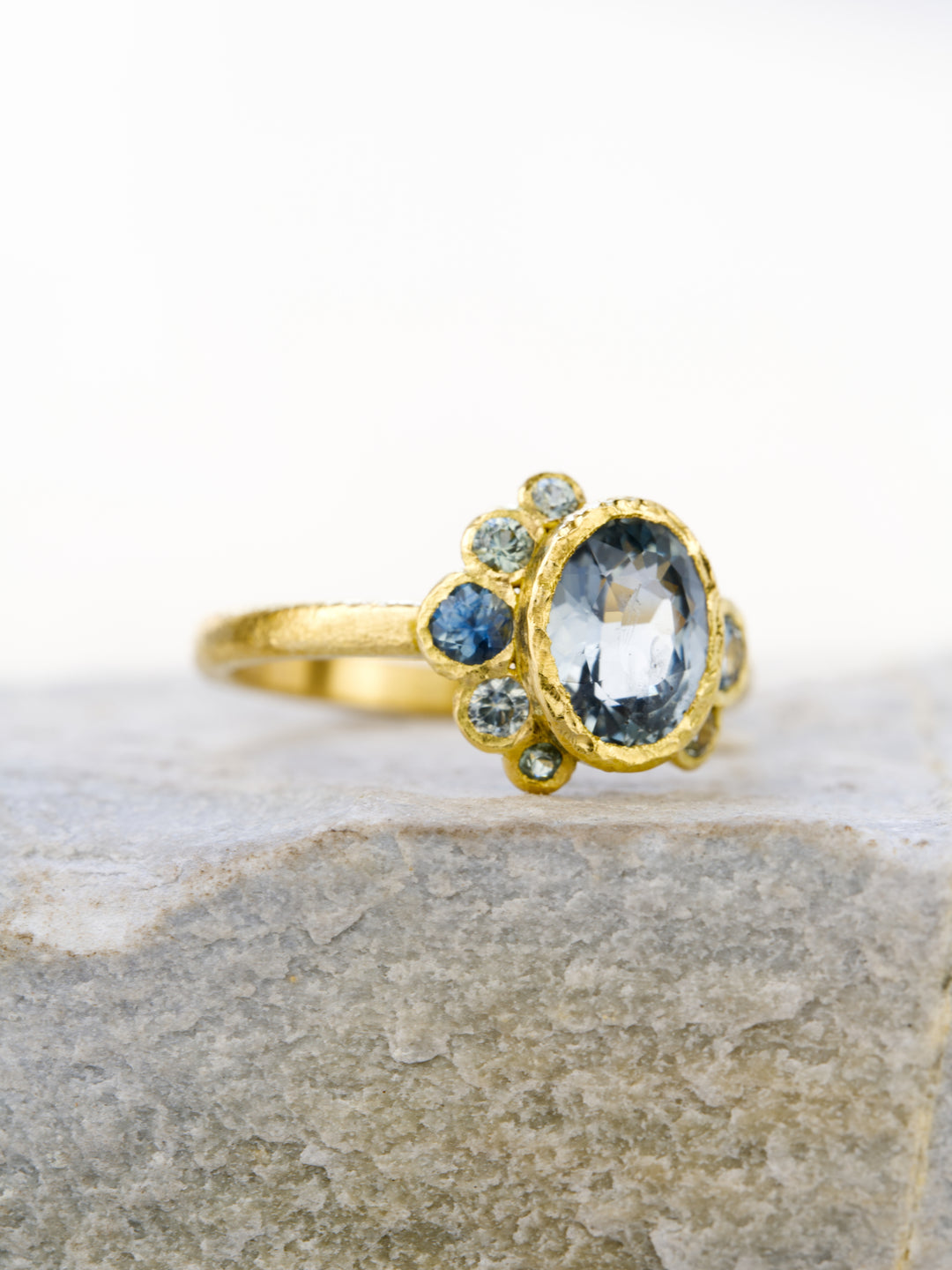 Juniper Blue Green Montana Sapphire Ring - 1.52ct