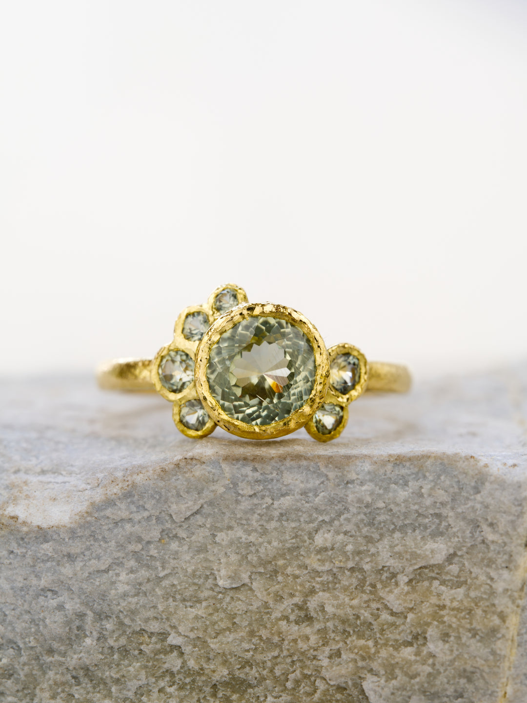 Bramble Green Montana Sapphire Ring - 1.37ct