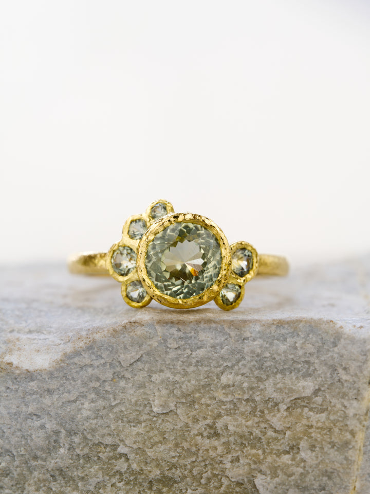 Bramble Green Montana Sapphire Ring - 1.37ct