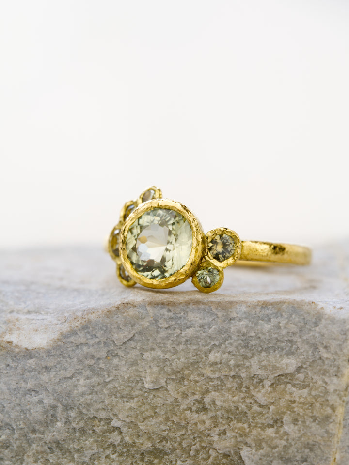 Bramble Green Montana Sapphire Ring - 1.37ct