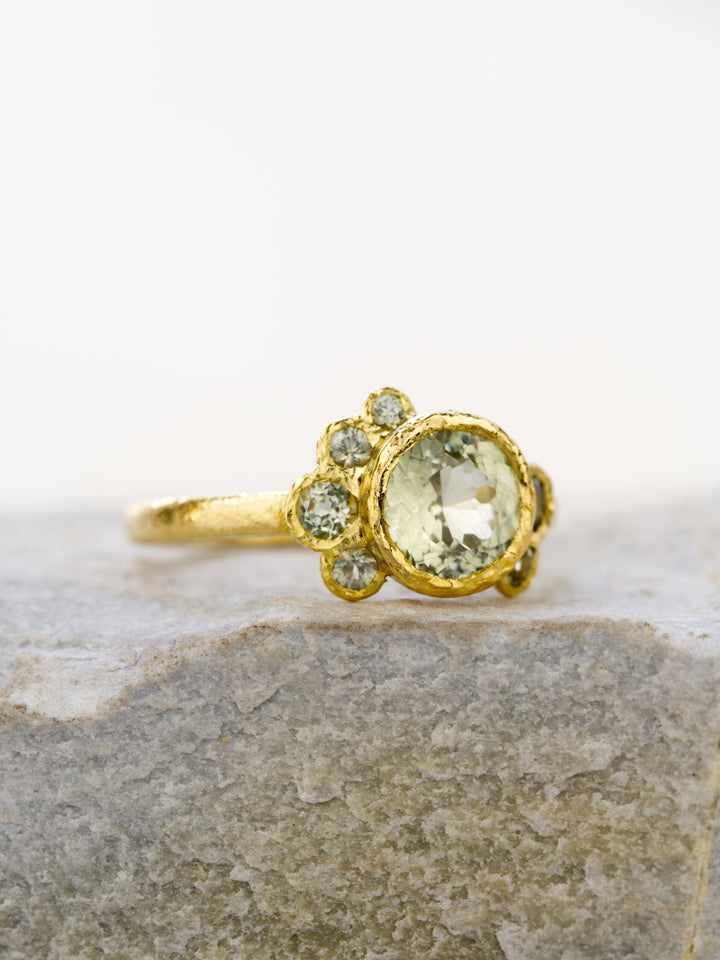Bramble Green Montana Sapphire Ring - 1.37ct