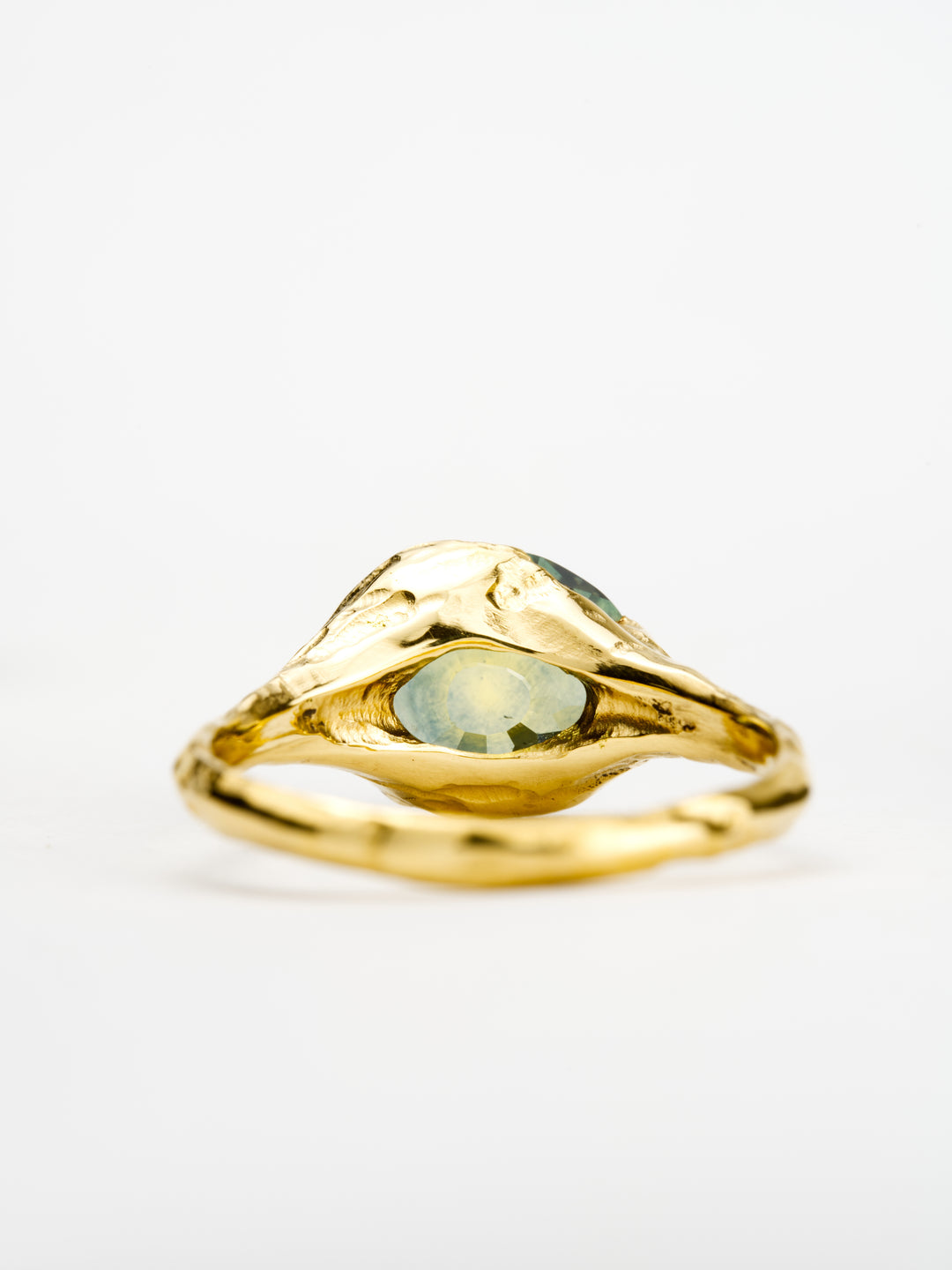 Woodland Green Montana Sapphire Ring - 2.285ct, handcrafted by Rigby Leigh