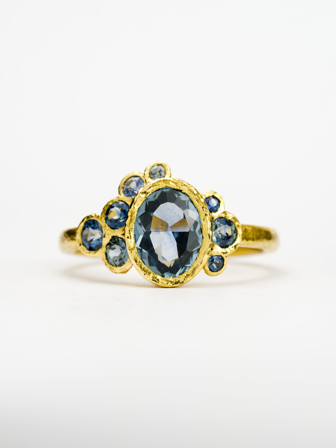 Aegean Blue Montana Sapphire Ring - 1.44ct, handcrafted by Rigby Leigh