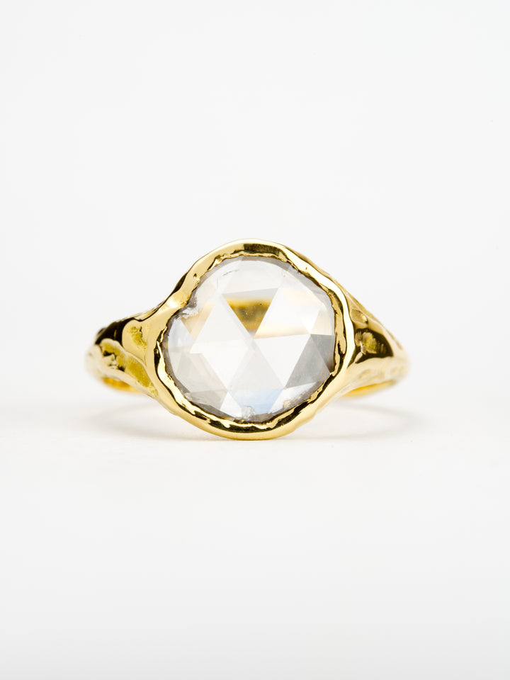 Antique Rose Cut Diamond (Victorian) - 1.345ct, handcrafted by Rigby Leigh
