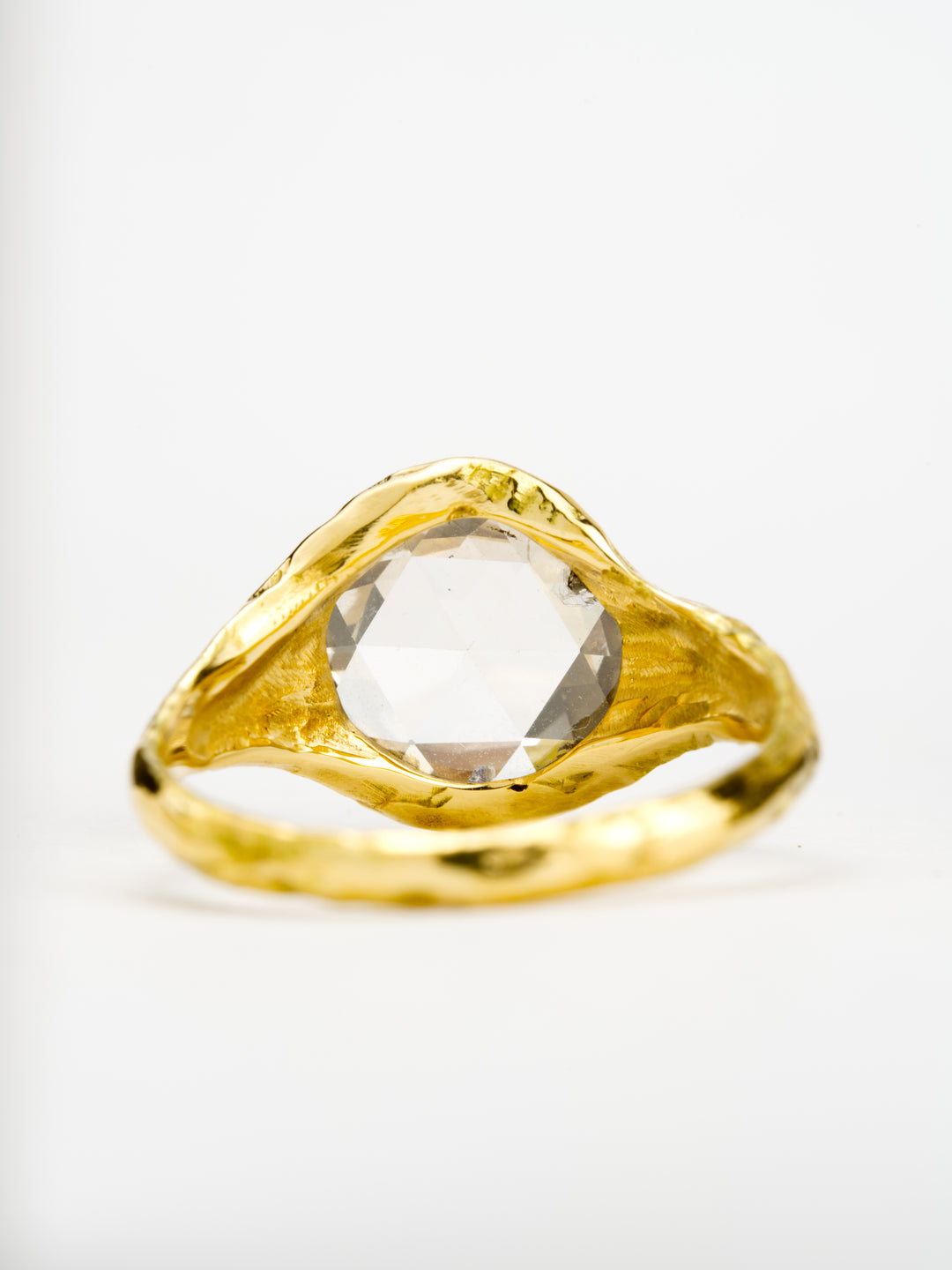 Antique Rose Cut Diamond (Victorian) - 1.345ct, handcrafted by Rigby Leigh