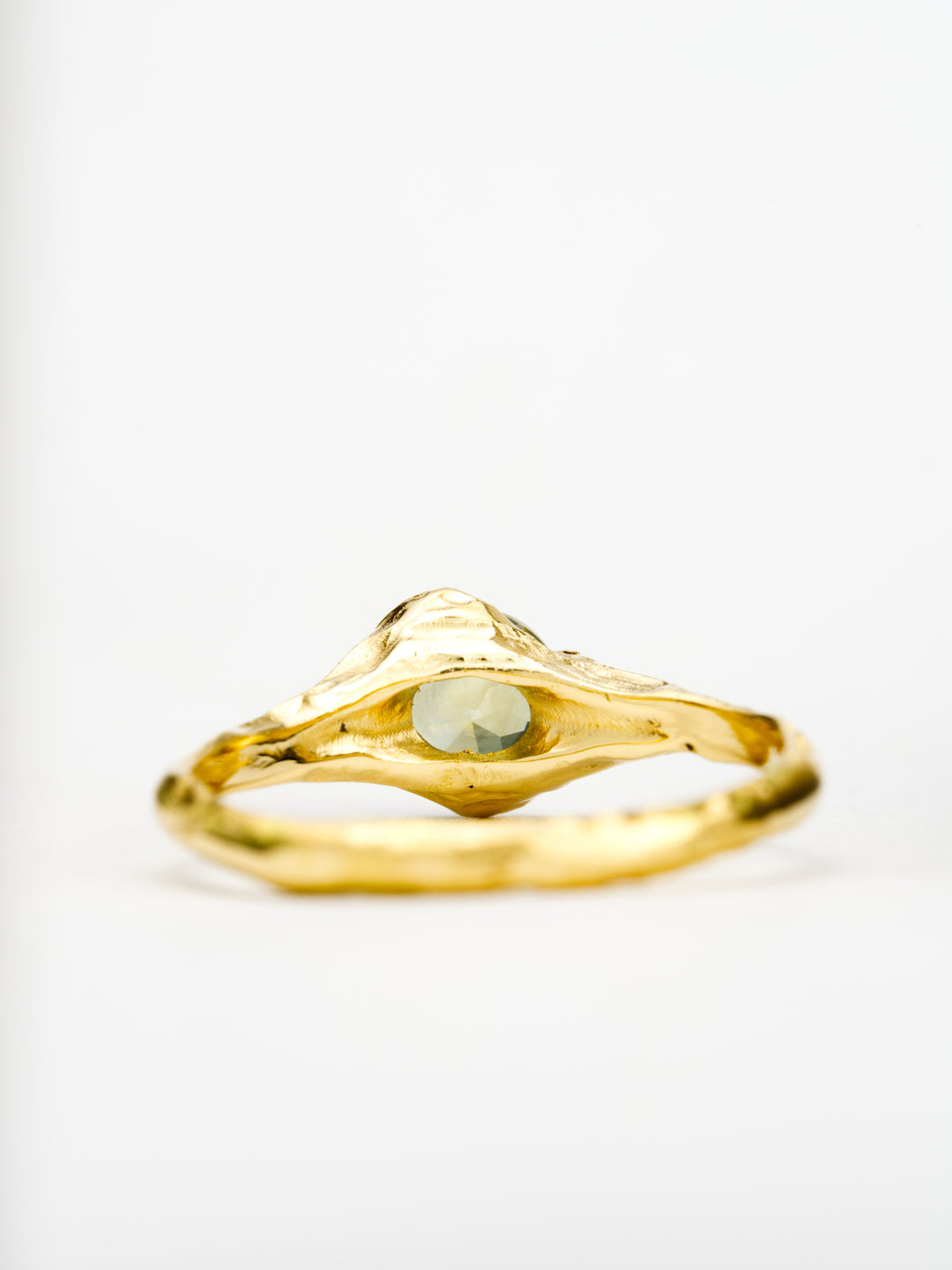 Aqua Montana Sapphire Ring - 1.055ct, handcrafted by Rigby Leigh