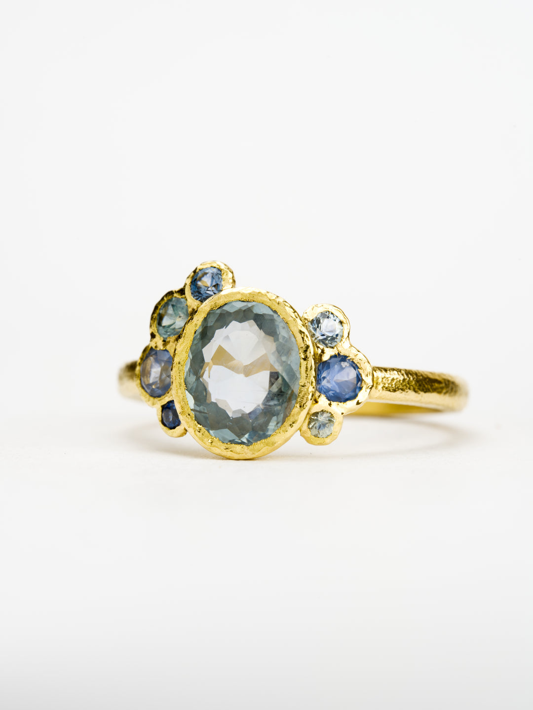 Caspian Blue Montana Sapphire Ring-1.46ct, handcrafted by Rigby Leigh