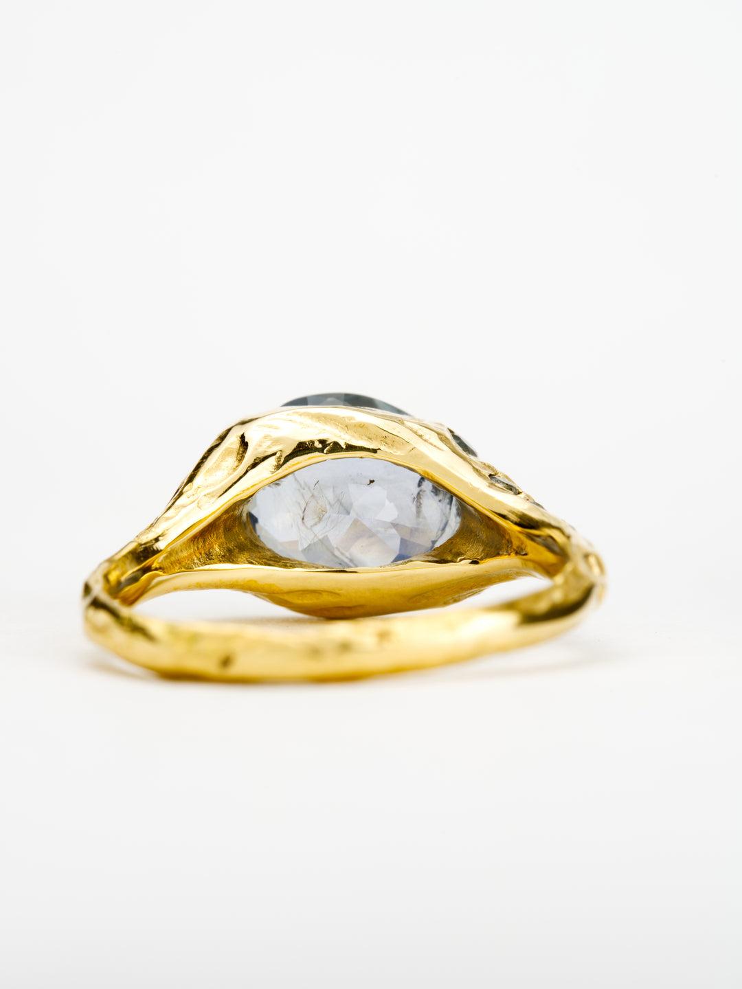 Caspian Blue Montana Sapphire Ring - 2.875ct, handcrafted by Rigby Leigh